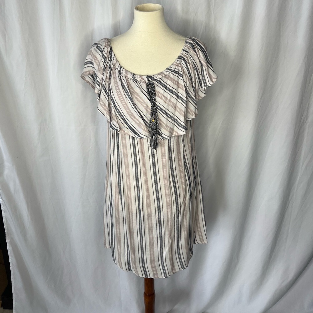 Venus Striped Summer Sun Dress - MEDIUM